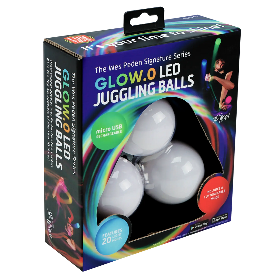 Wes Peden Glow.0 Juggling Balls D4