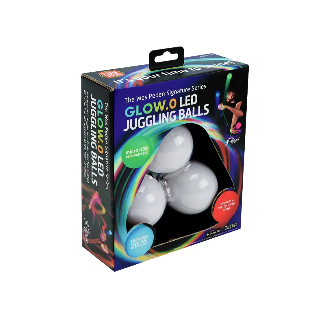 Wes Peden Glow.0 Juggling Balls D4