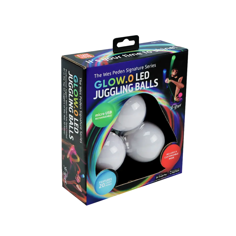 Wes Peden Glow.0 Juggling Balls D4