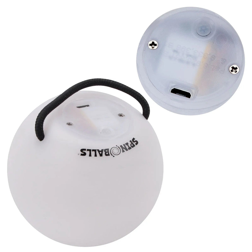 Spinballs Glow. 0 LED Rechargeable Poi Set T8