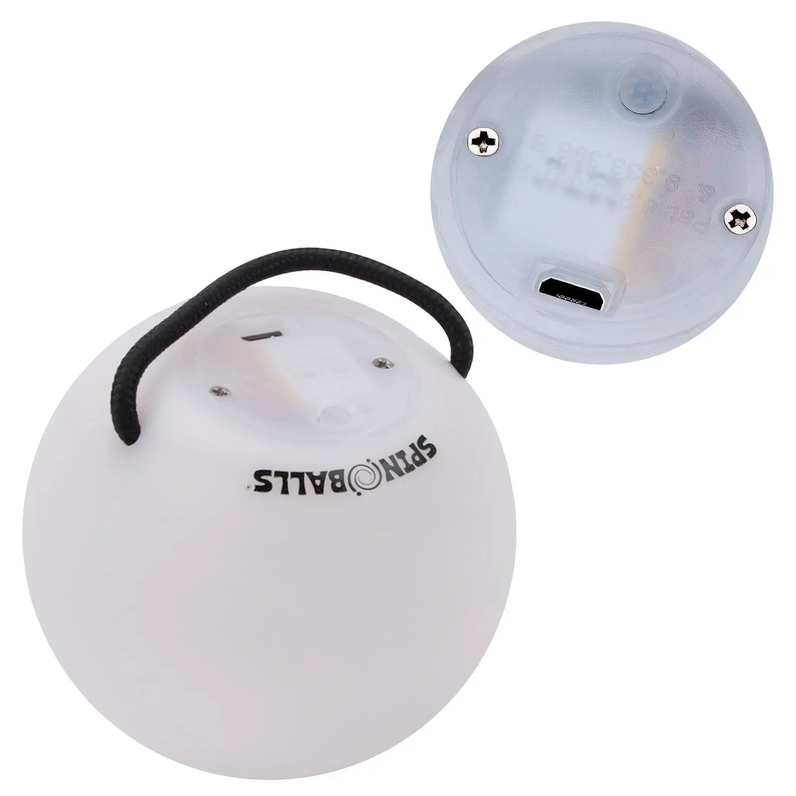 Spinballs Glow. 0 LED Rechargeable Poi Set T8