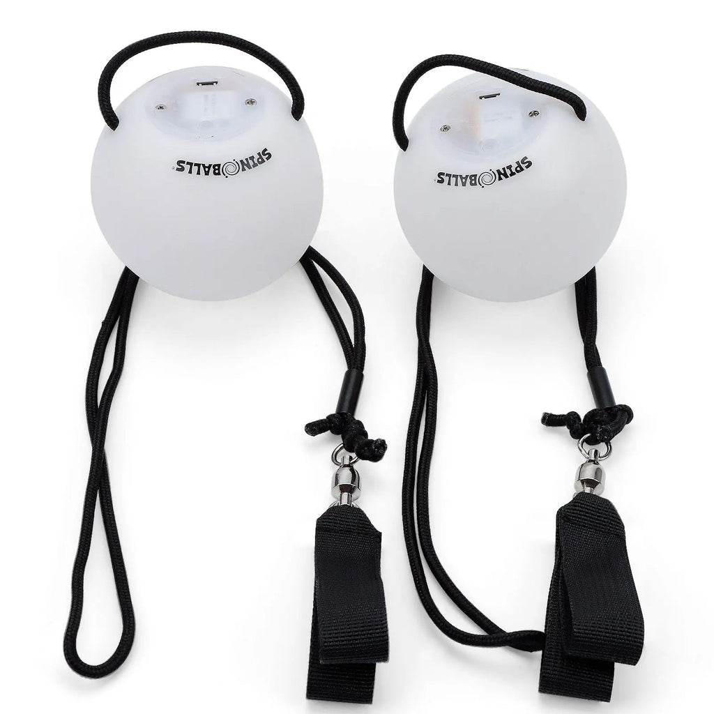 Spinballs Glow. 0 LED Rechargeable Poi Set T8