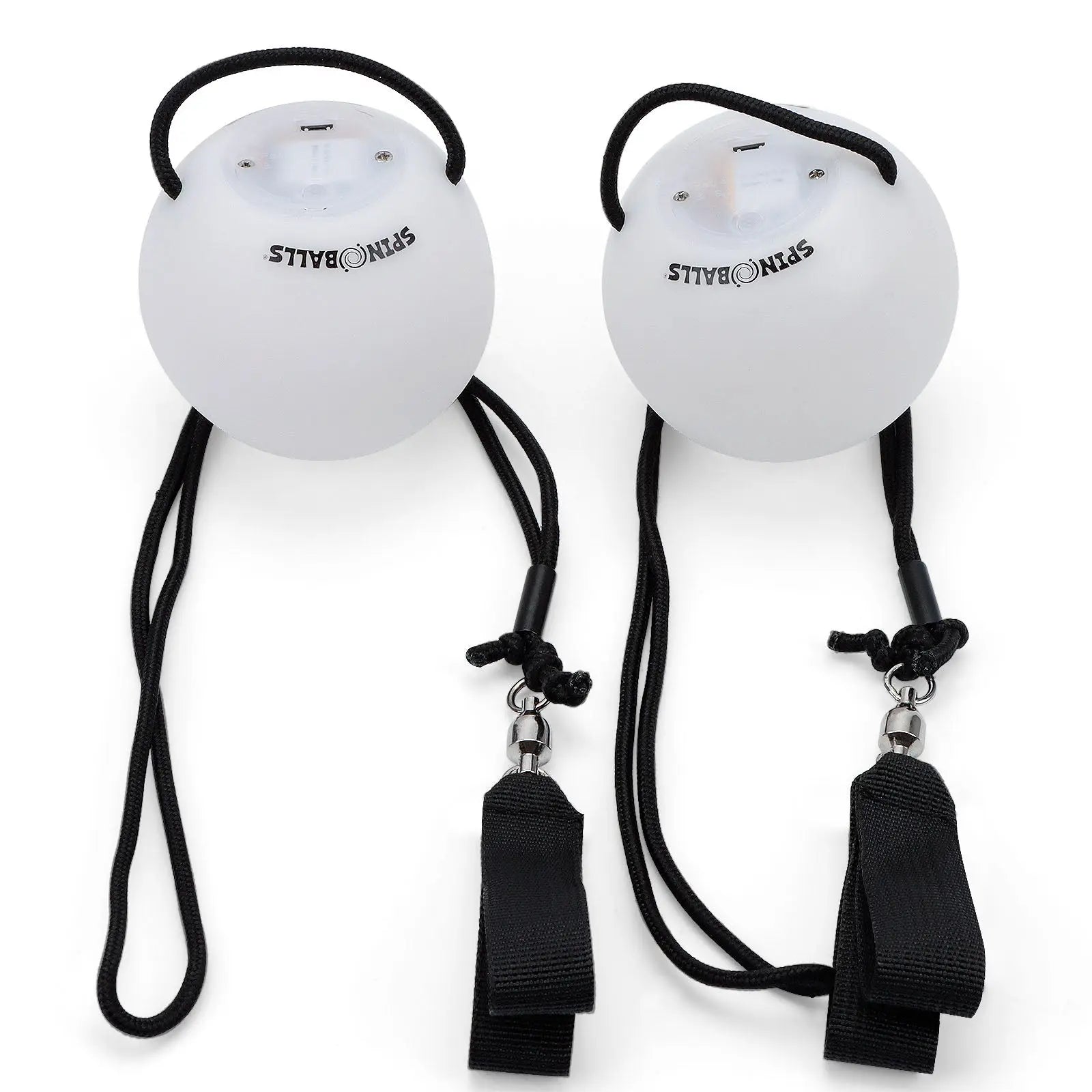 Spinballs Glow. 0 LED Rechargeable Poi Set T8