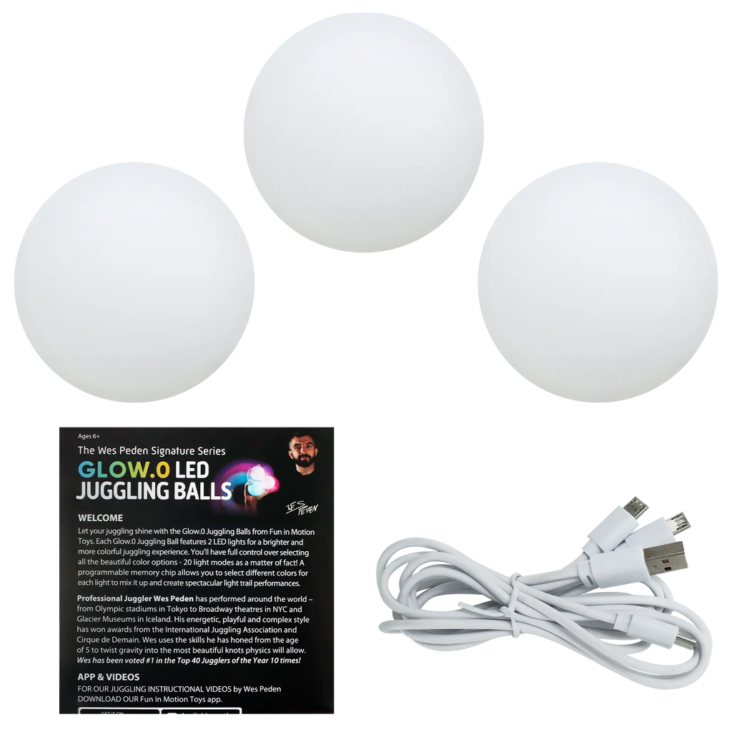 Wes Peden Glow.0 Juggling Balls D4
