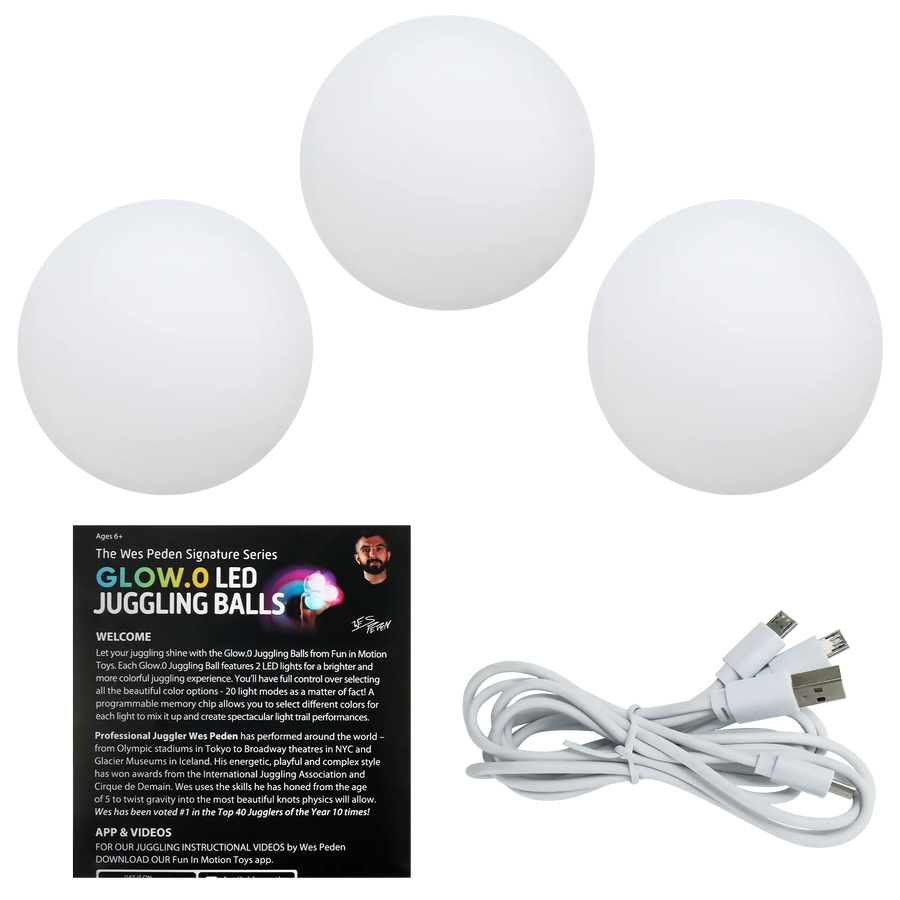 Wes Peden Glow.0 Juggling Balls D4